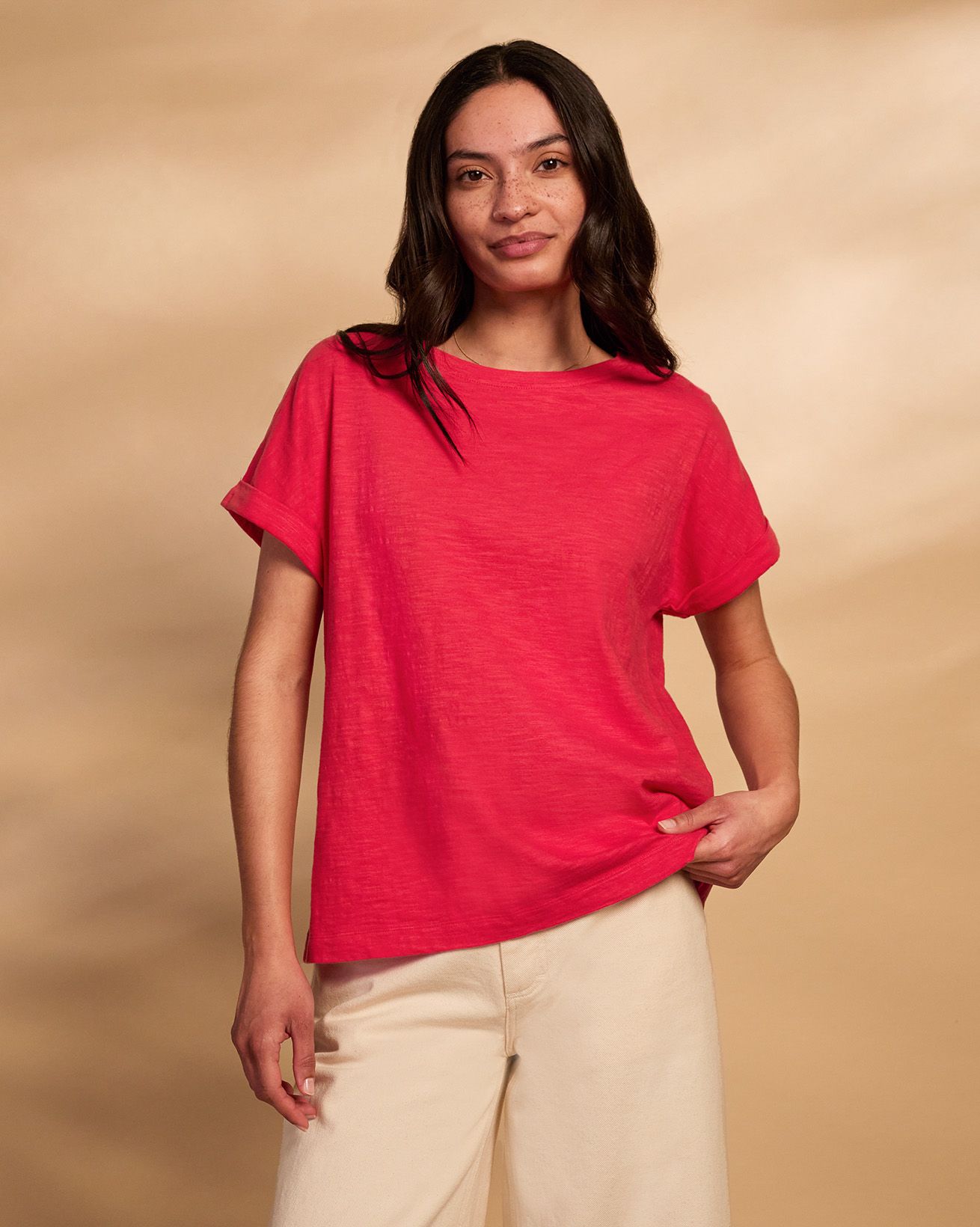 Organic Cotton Grown On Sleeve T Shirt