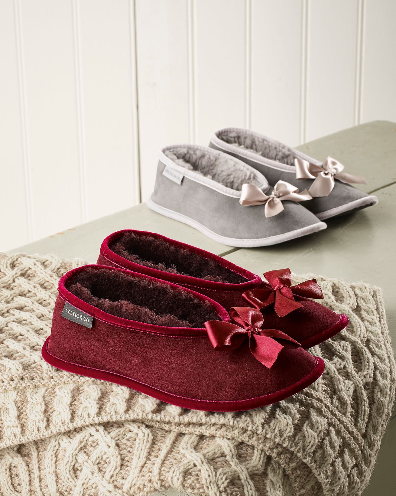 Sheepskin Ballerina Slippers