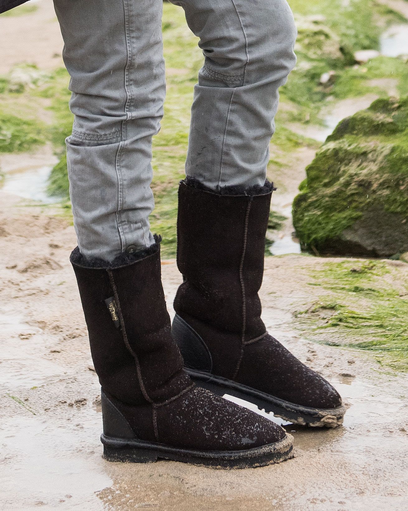 Wadenlange Stiefel „Aqualamb“