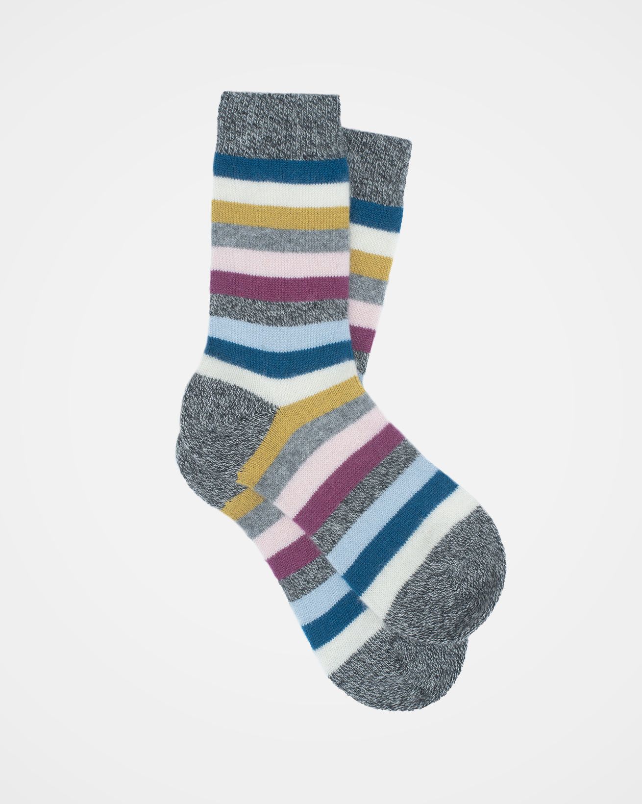 Cashmere Striped Socks