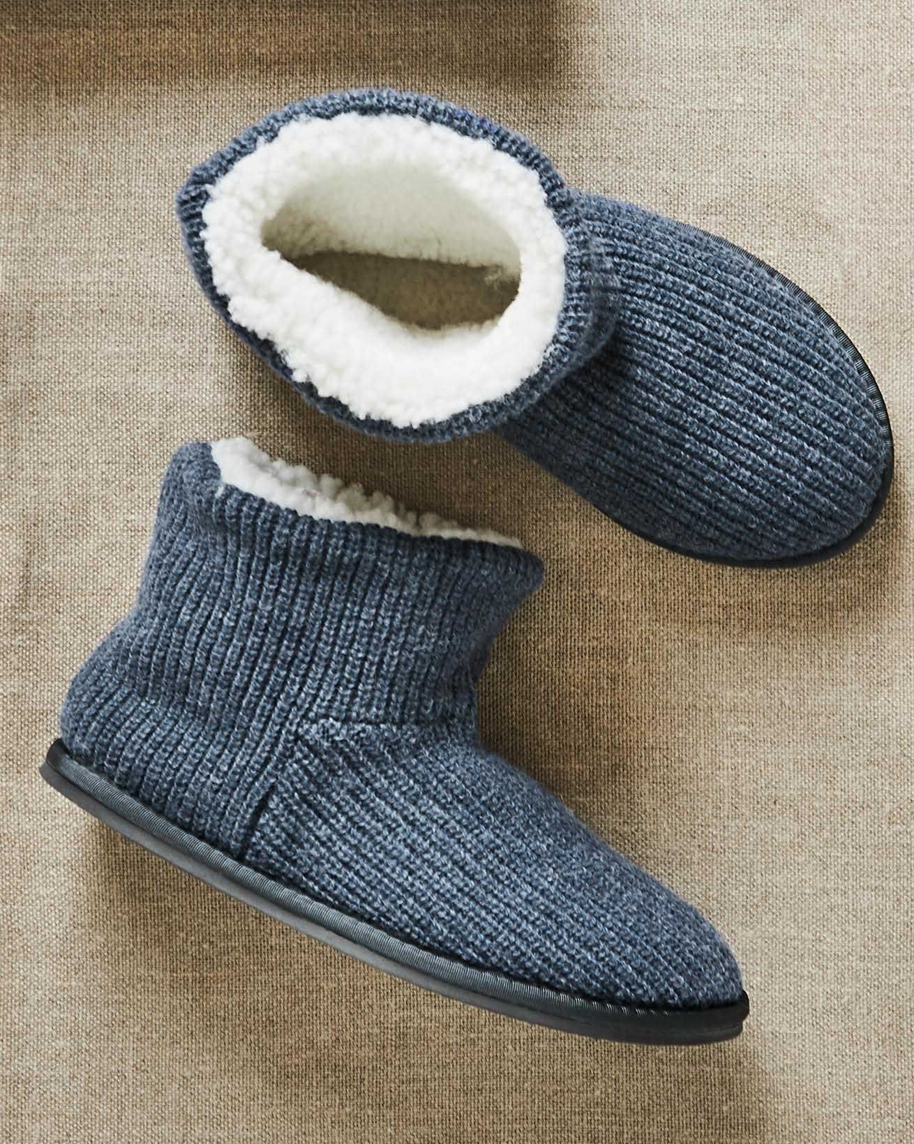 Herren-Kurzstiefel aus Strick