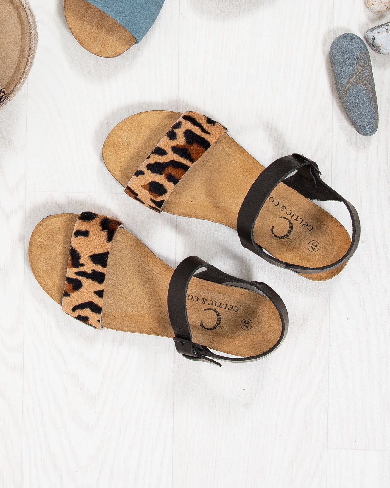 Leopard Print Sandals