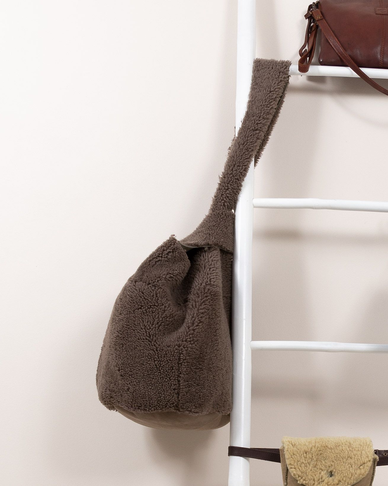 Sheepskin Japanese Knot Bag