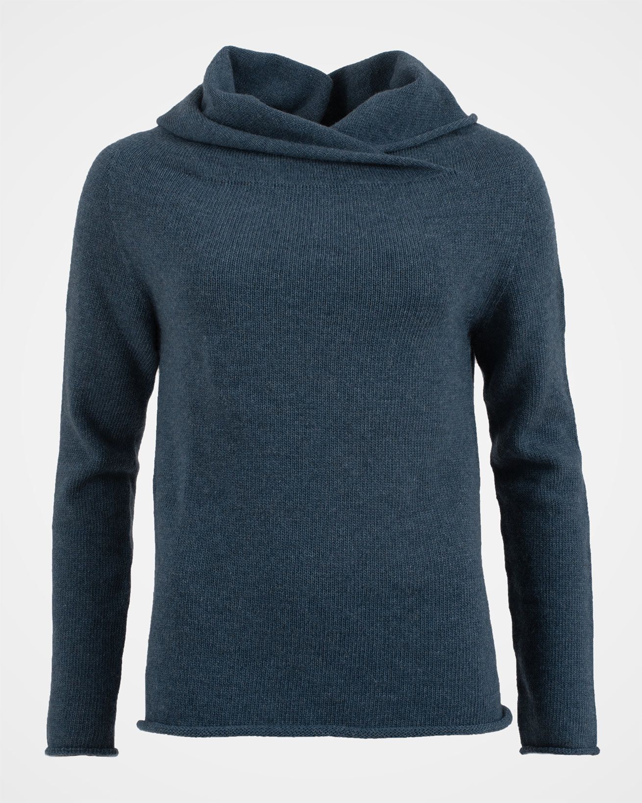 Collared Slouch Jumper / Indigo / L