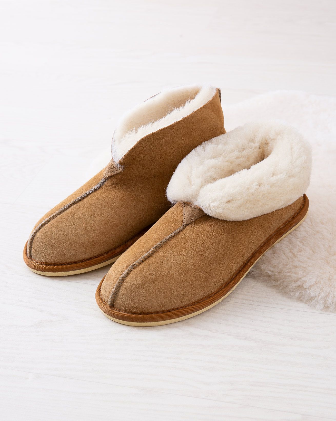Sheepskin Bootee Slippers