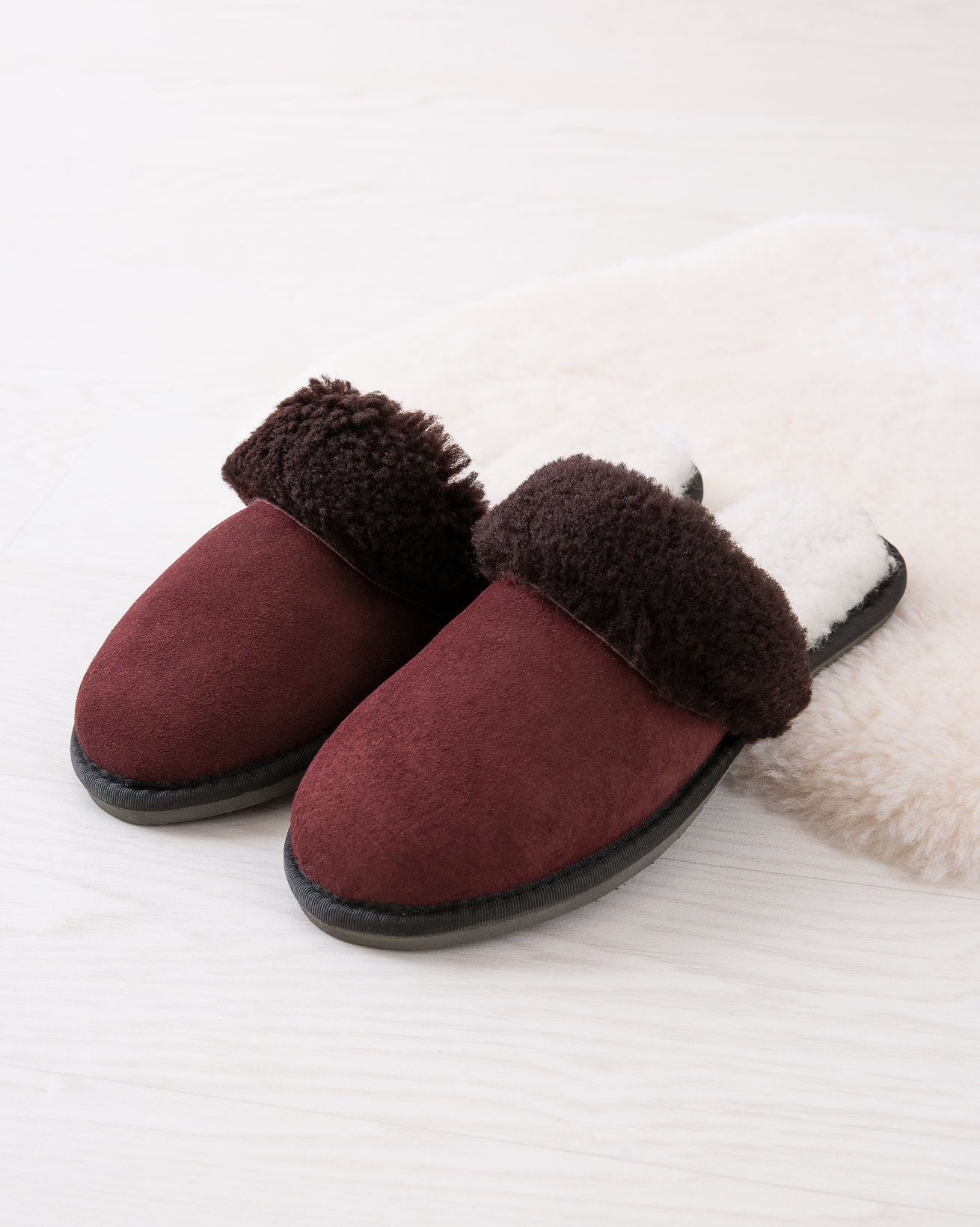 Sheepskin Turnback Mules