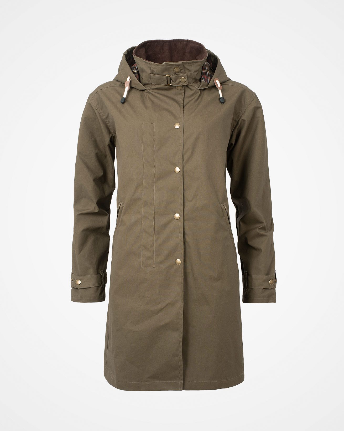 Easycare Waxed Cotton Parka / Olive / 12