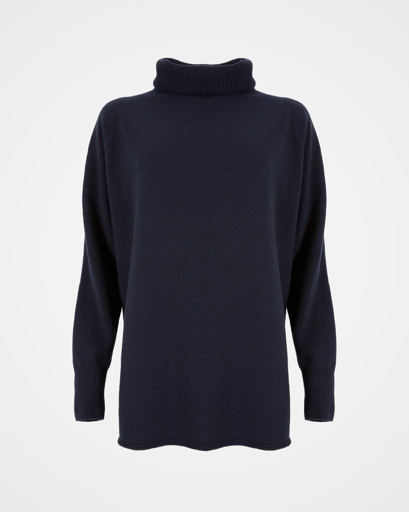 Geelong Slouch Roll Neck / Navy / S