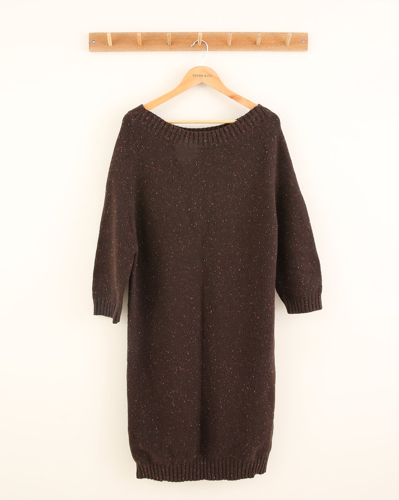Donegal Midi Dress - Size Medium - Tanners Brown - 1699