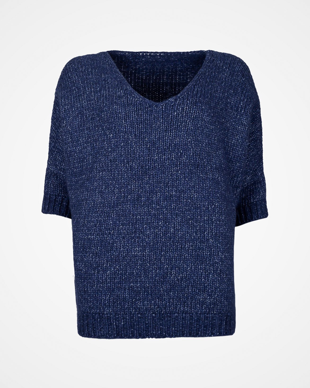 Luxe V Neck Tunic / Indigo / S