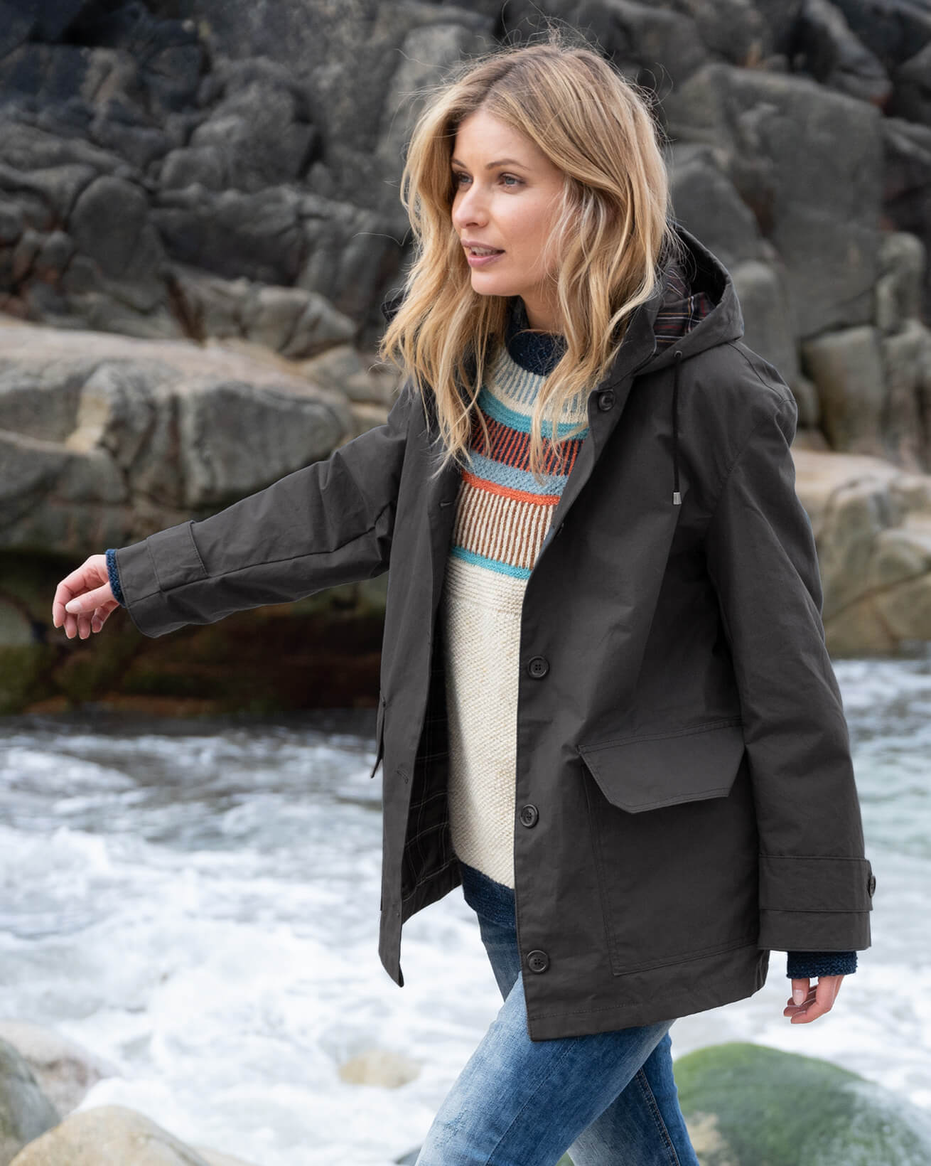 Hybrid Aero Waxed Cotton Jacket