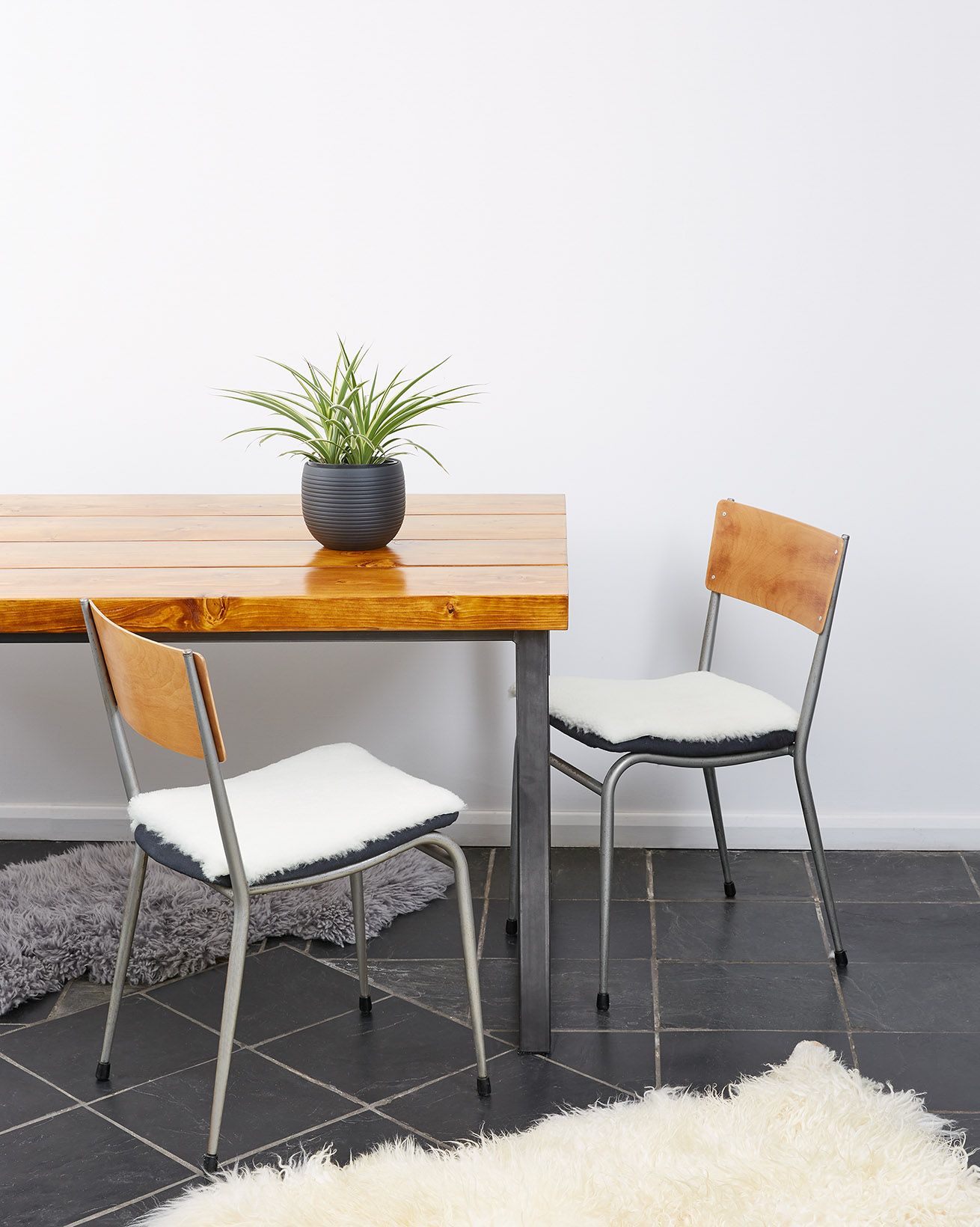 Square Sheepskin Chair Pads