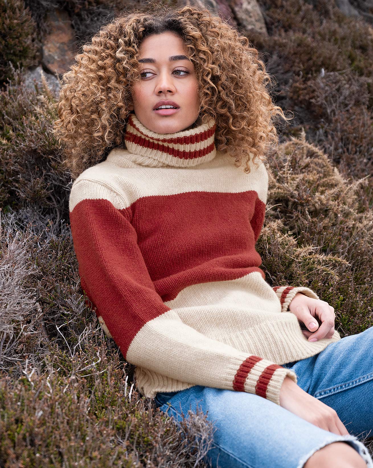Alpine Easy Slouch Turtleneck Sweater