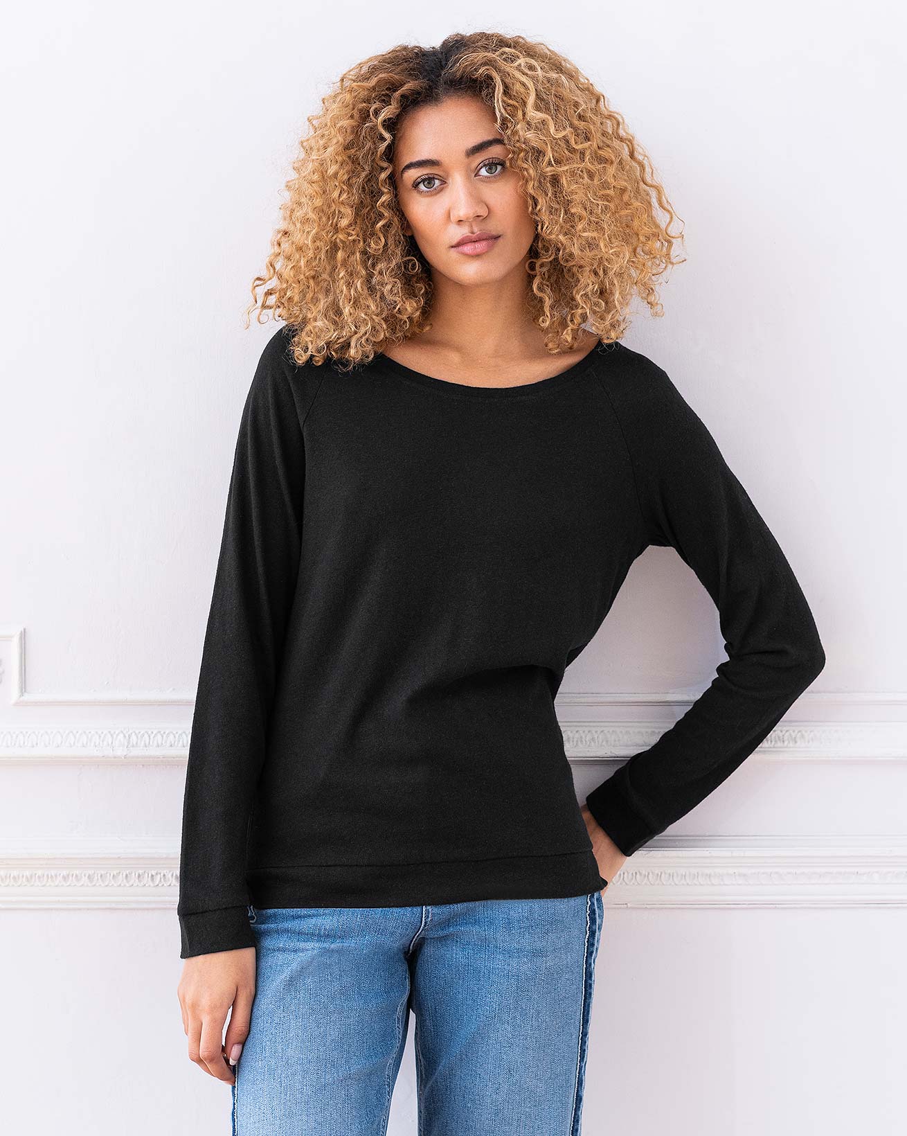 Linen Blend Sweatshirt