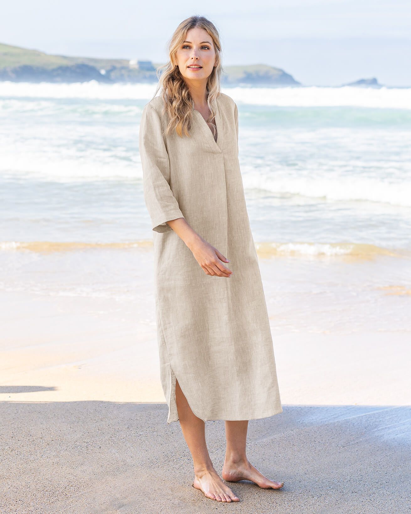 Hemp Midi Kaftan