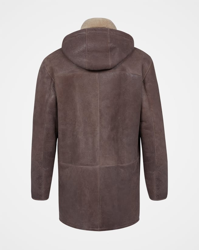 Men's Shearling Celtic Duffle Coat