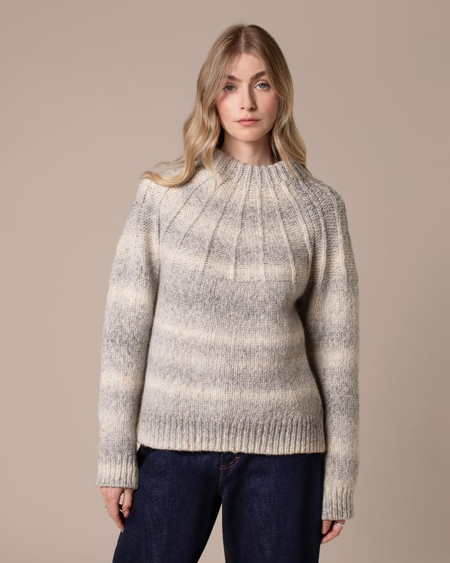 Sunbeam Stitch Yoke Sweater