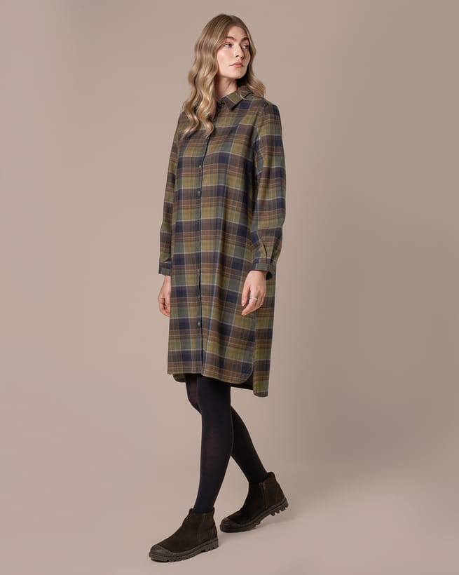 chinese dress ladies Shirt Dress with Oversized Collar  mamzi