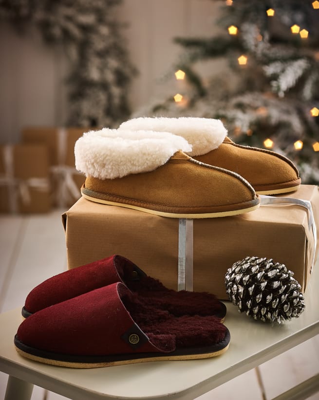 [JILLSTUART]★FUR COLOR MATCHING SHEEPSKIN MULES Sheepskin fur slide slipper