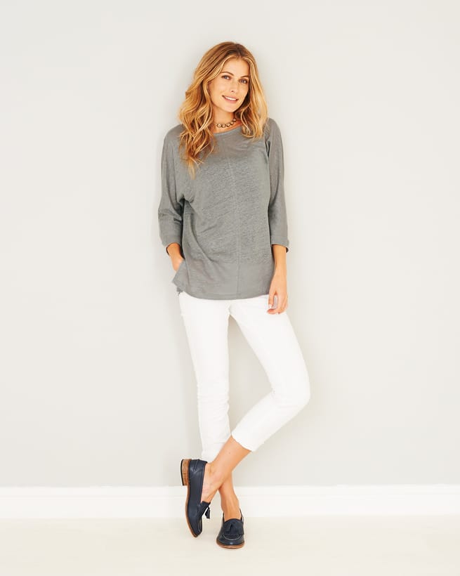 アパルトモン　Linen Boat Neck Knit リネンボートネックニット L'Appartementアパルトモン 2022SS Linen Boat Neck Knitリネン